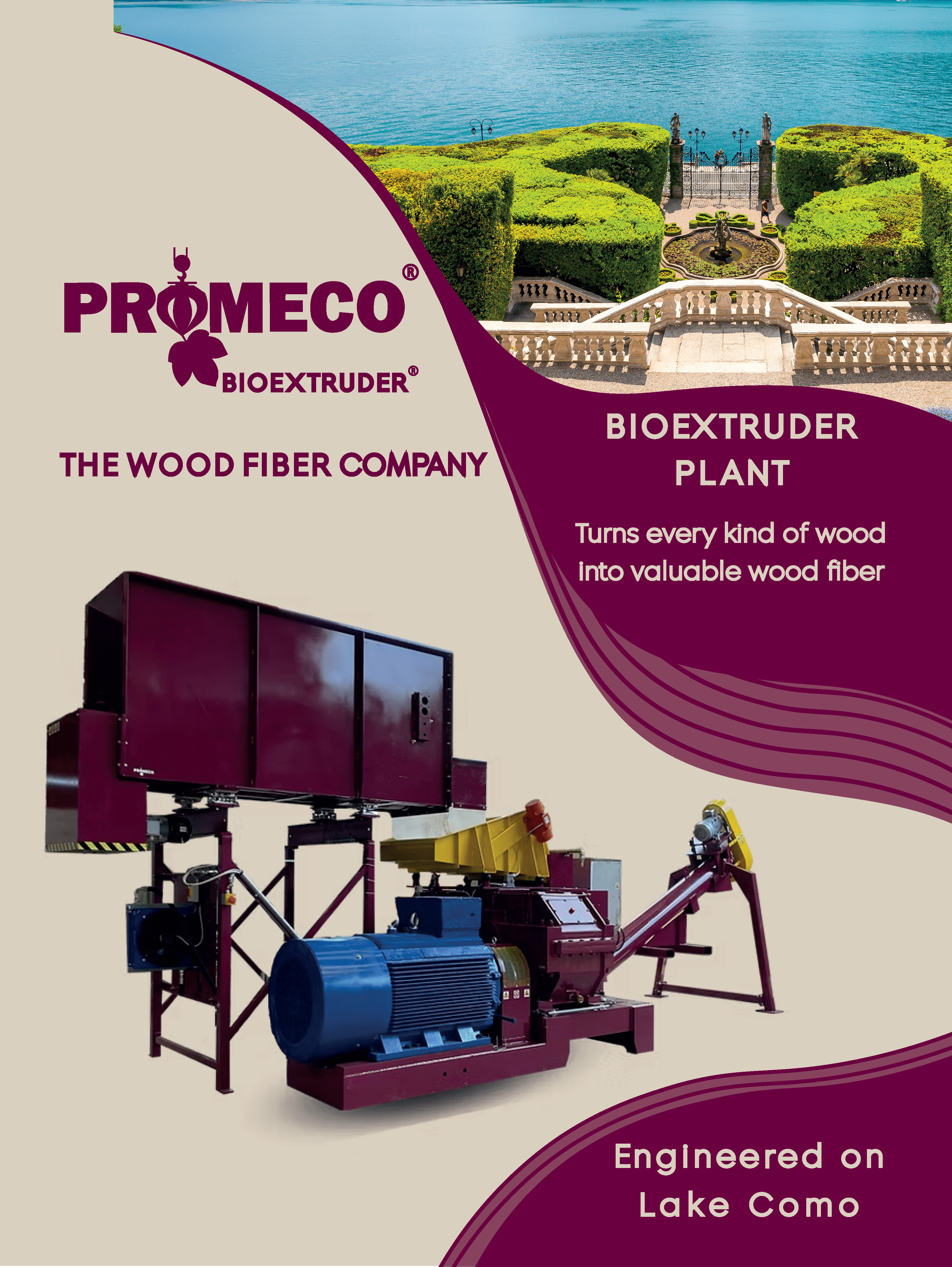 Italy’s Green Revolution in a Handful of Fiber: Promeco’s Bioextruder Turns Wood into Sustainable Wood Fiber