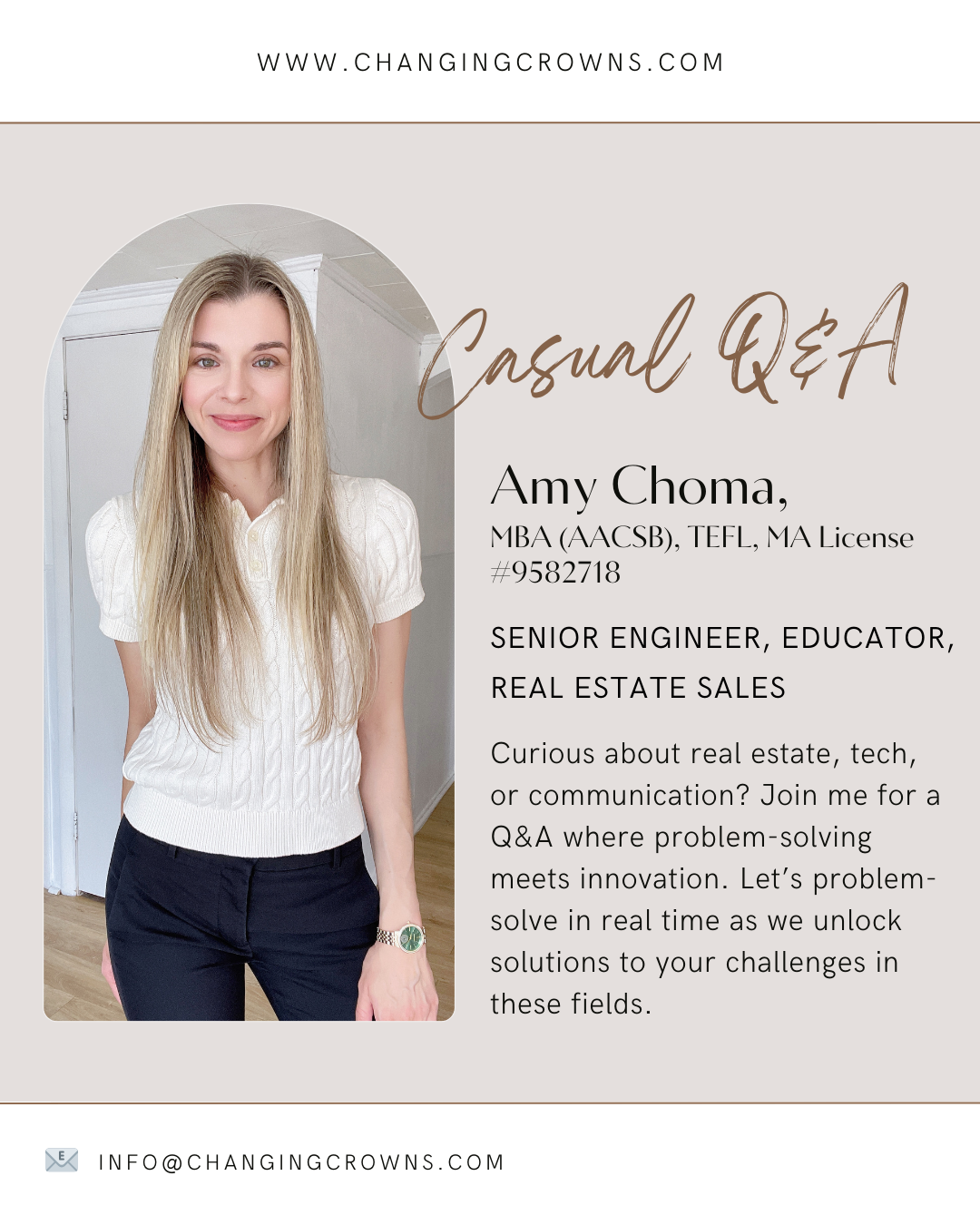Casual Q&A Consultation: Practical Real Estate, Tech, and Communication Answers in 30 Minutes