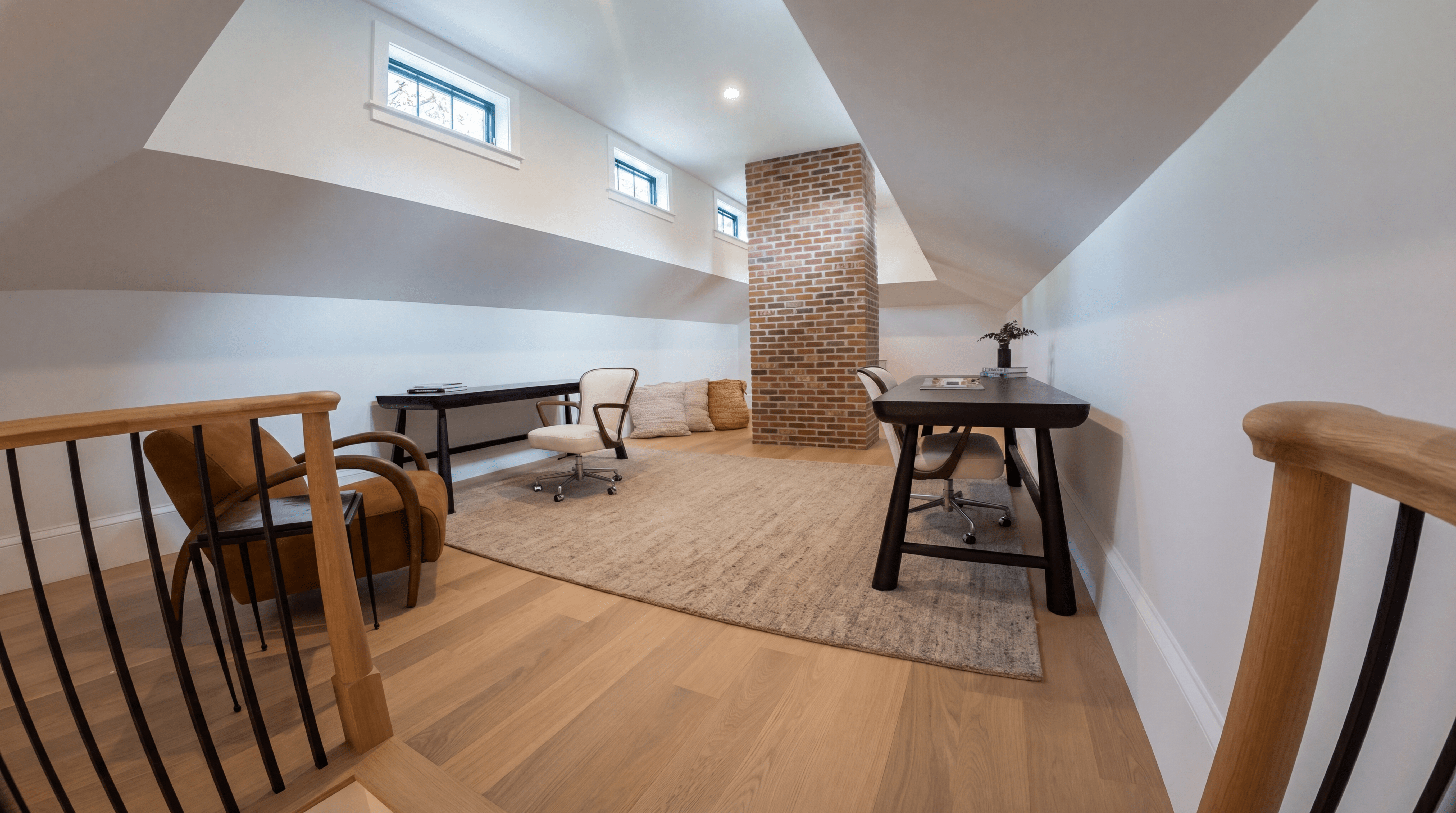 Finished attic or loft space at 172 Brattle Street Cambridge