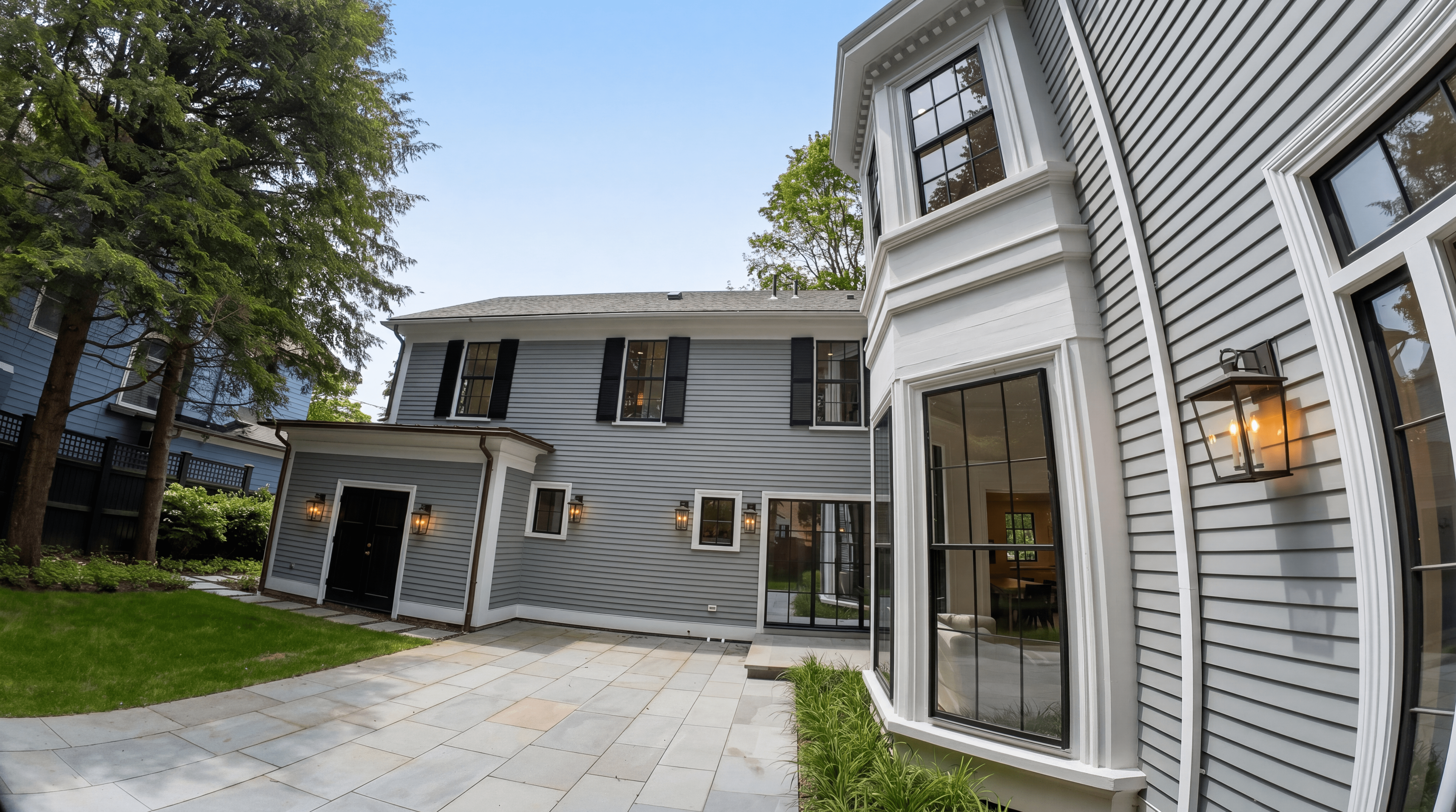 Patio and exterior space at 172 Brattle Street Cambridge
